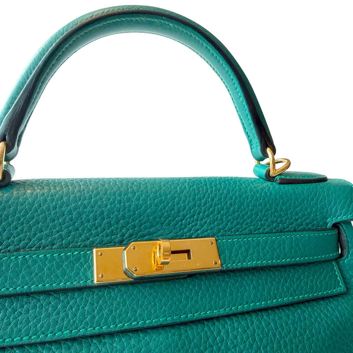 Hermès Kelly 28 Retourne Clemence Leather 2015 - revogue