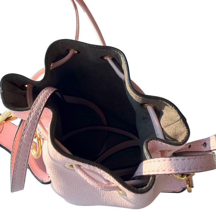 Fendi Mon Tresor Leather Bucket Bag