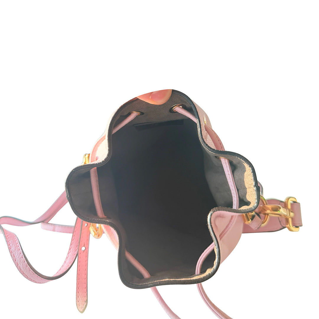 Fendi Mon Tresor Leather Bucket Bag