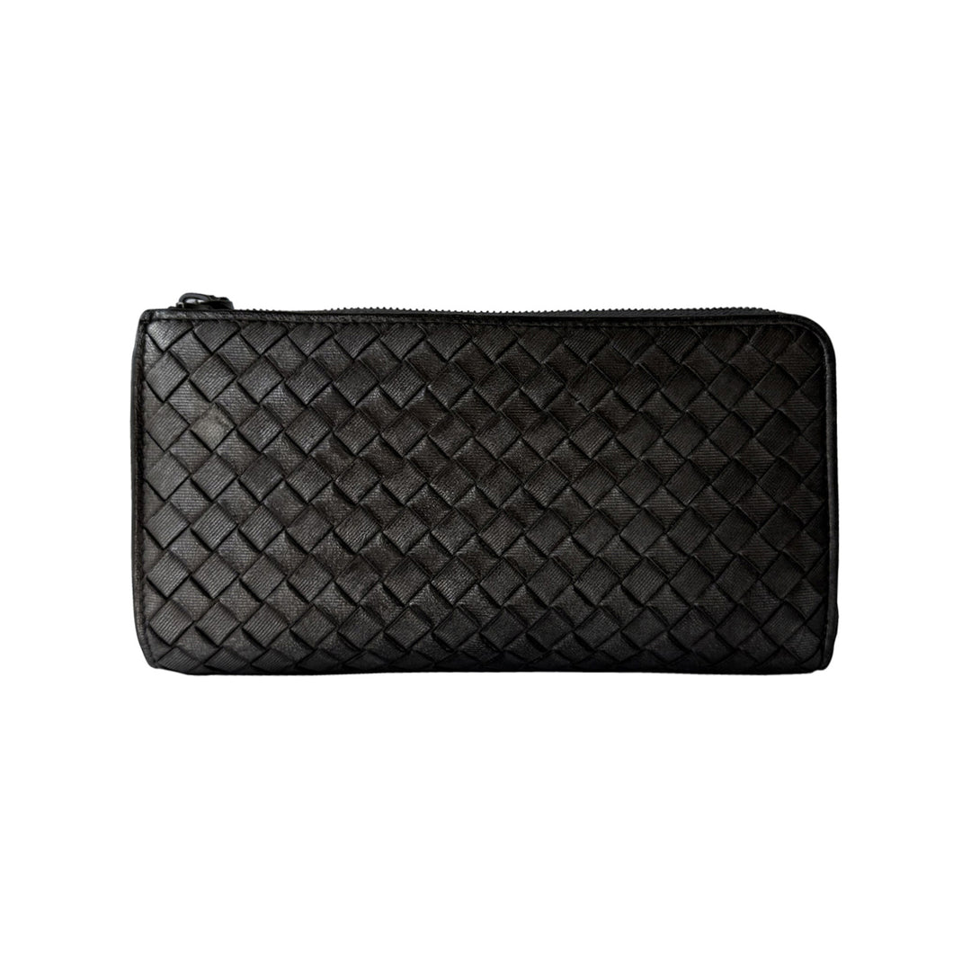 Bottega Veneta Intrecciato Long Wallet - revogue