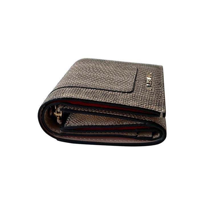 Bvlgari Serpenti Snake Skin Trifold Wallet - revogue
