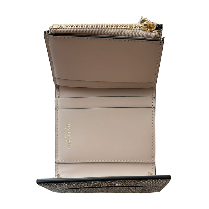 Bvlgari Serpenti Snake Skin Trifold Wallet - revogue