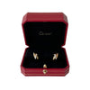 Cartier White Yellow Rose Gold Trinity Earrings