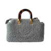 Fendi By The Way Shearling Shoulder Bag