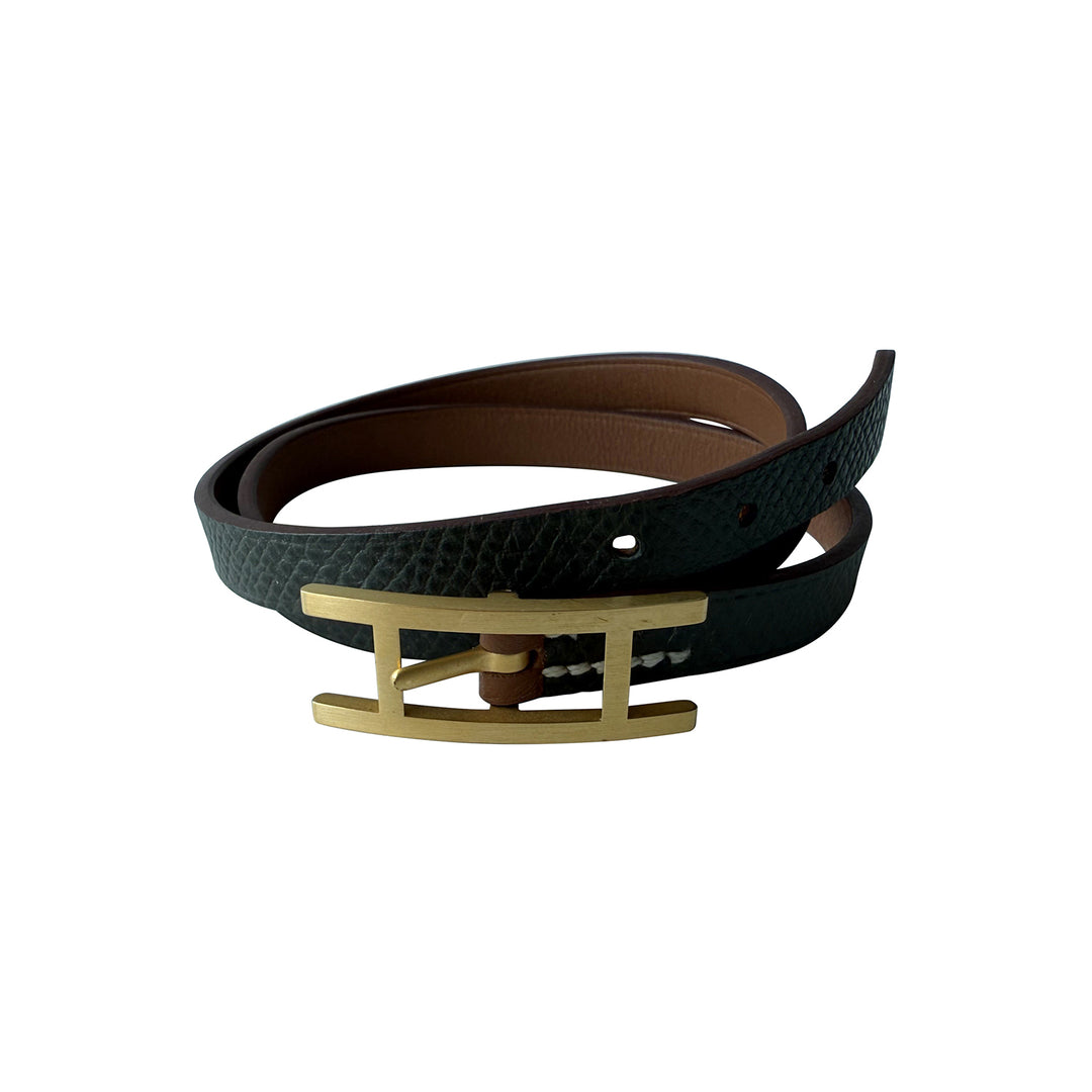 Hermes Behapi Double Tour Bracelet - revogue