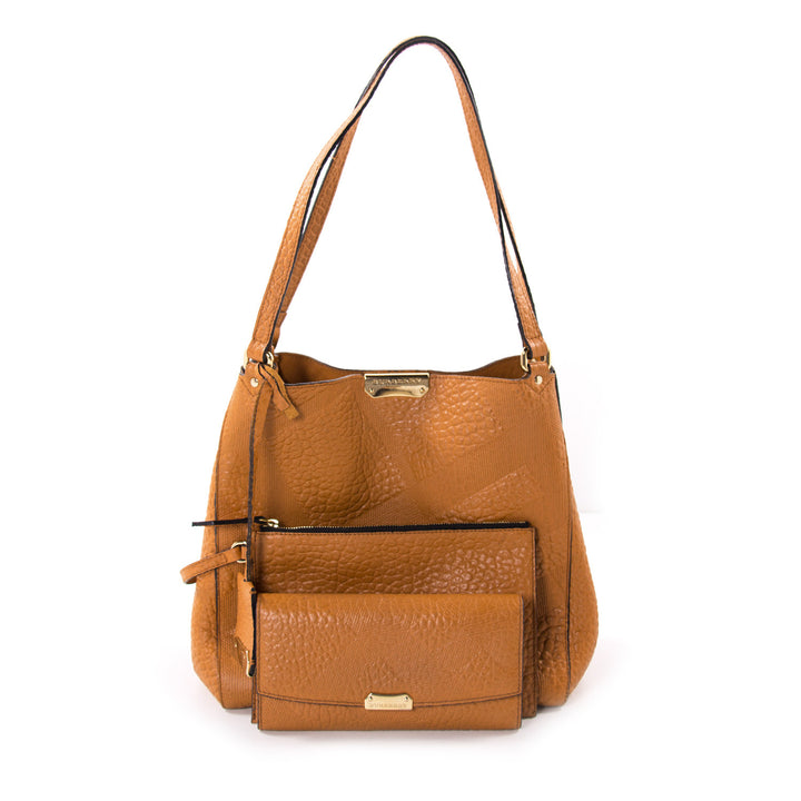 Burberry Grain Check Canterbury Tote Bags Burberry - Shop authentic new pre-owned designer brands online at Re-Vogue