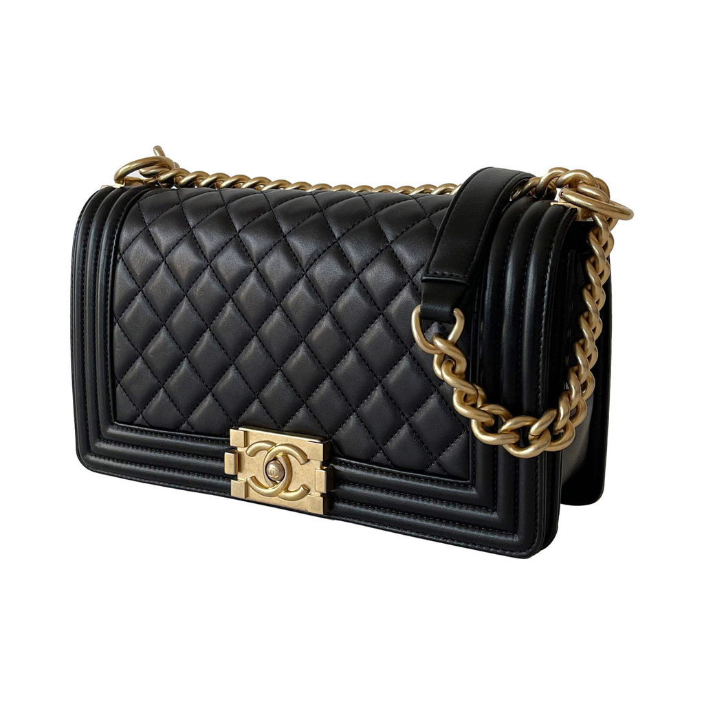 Chanel Quilted Medium Boy Bag