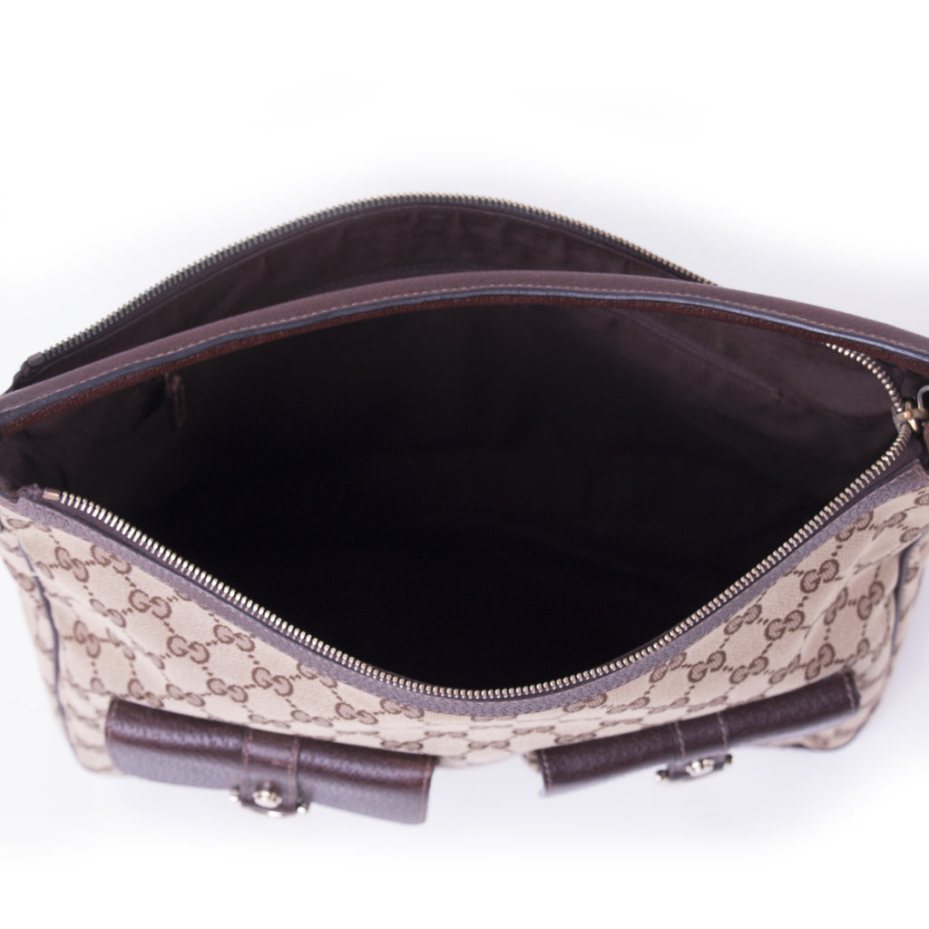 Gucci D-Ring Supreme Hobo Bag Bags Gucci - Shop authentic new pre-owned designer brands online at Re-Vogue