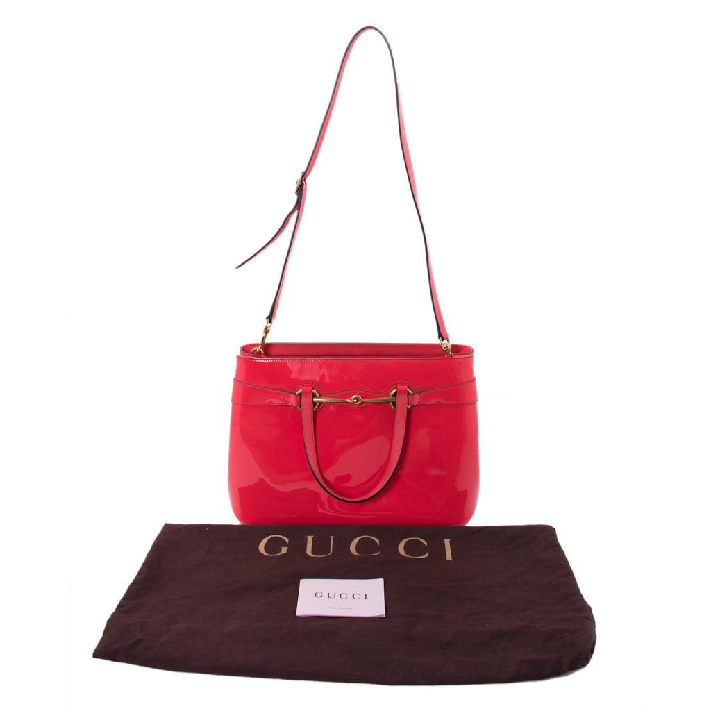 Gucci Patent Bright Bit Shoulder Bag Bags Gucci - Shop authentic new pre-owned designer brands online at Re-Vogue