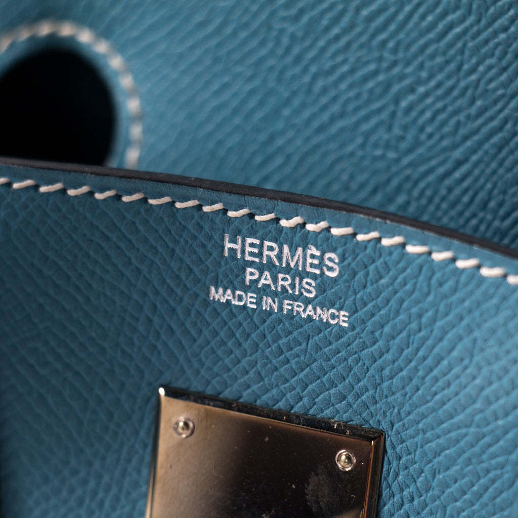 Hermès Birkin 28 HAC Blue Jean Epsom Bags Hermès - Shop authentic new pre-owned designer brands online at Re-Vogue