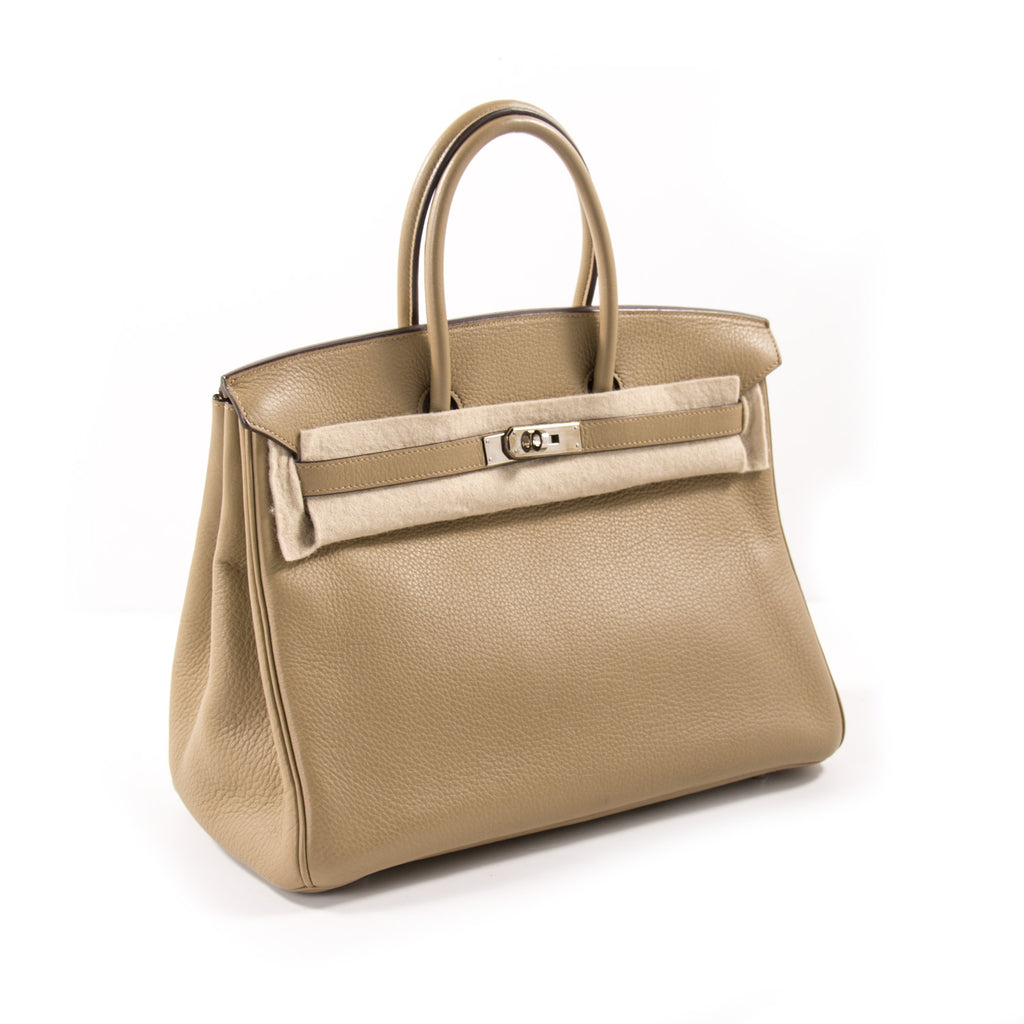 Hermès Birkin 35 Tabac Clemence Bags Hermès - Shop authentic new pre-owned designer brands online at Re-Vogue