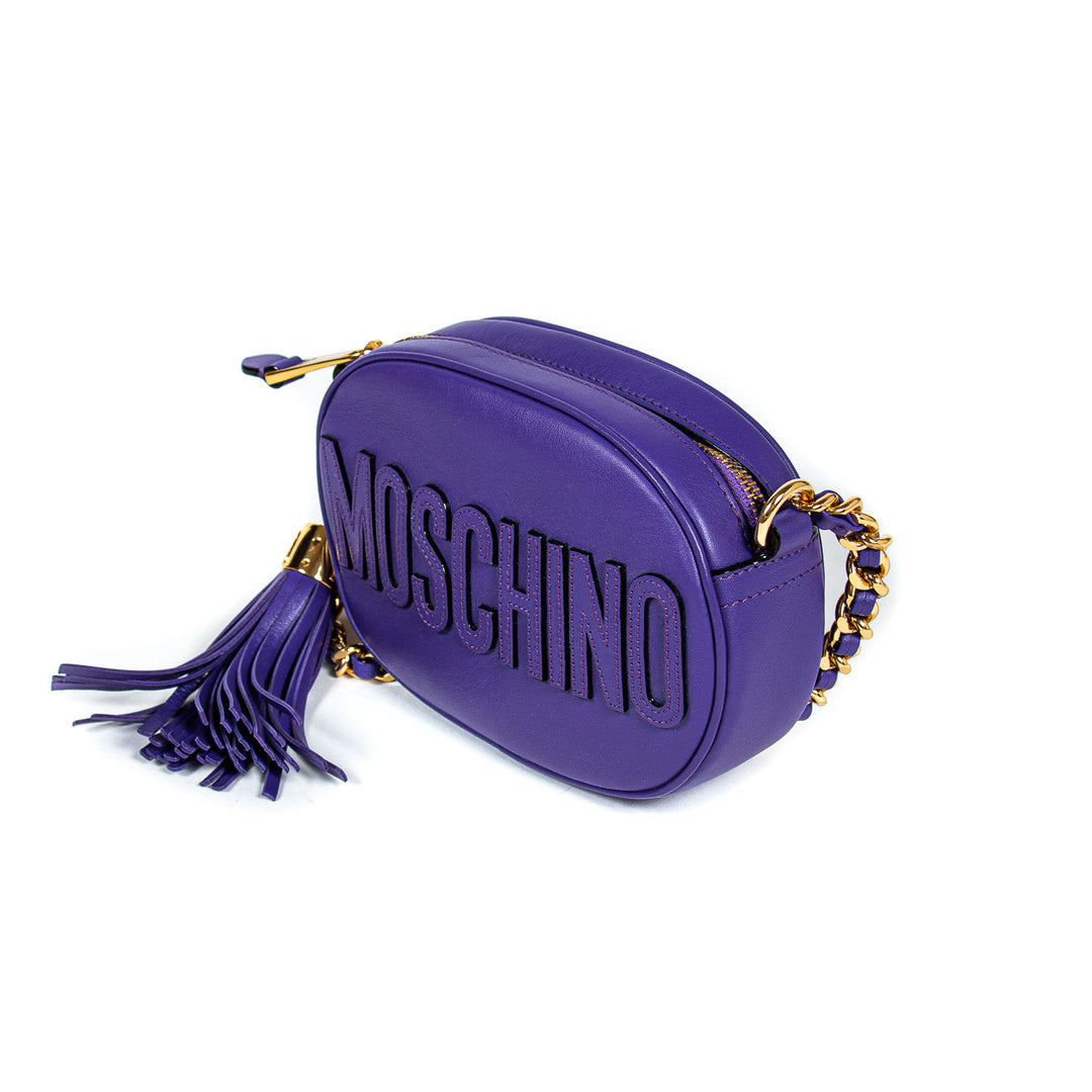 Moschino Tassel Logo Camera Bag - revogue