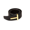 Tom Ford T Logo Leather Belt