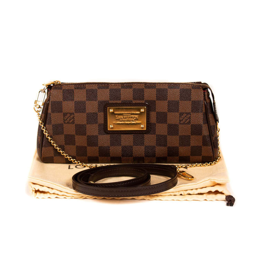 Louis Vuitton Damier Ebene Eva Clutch