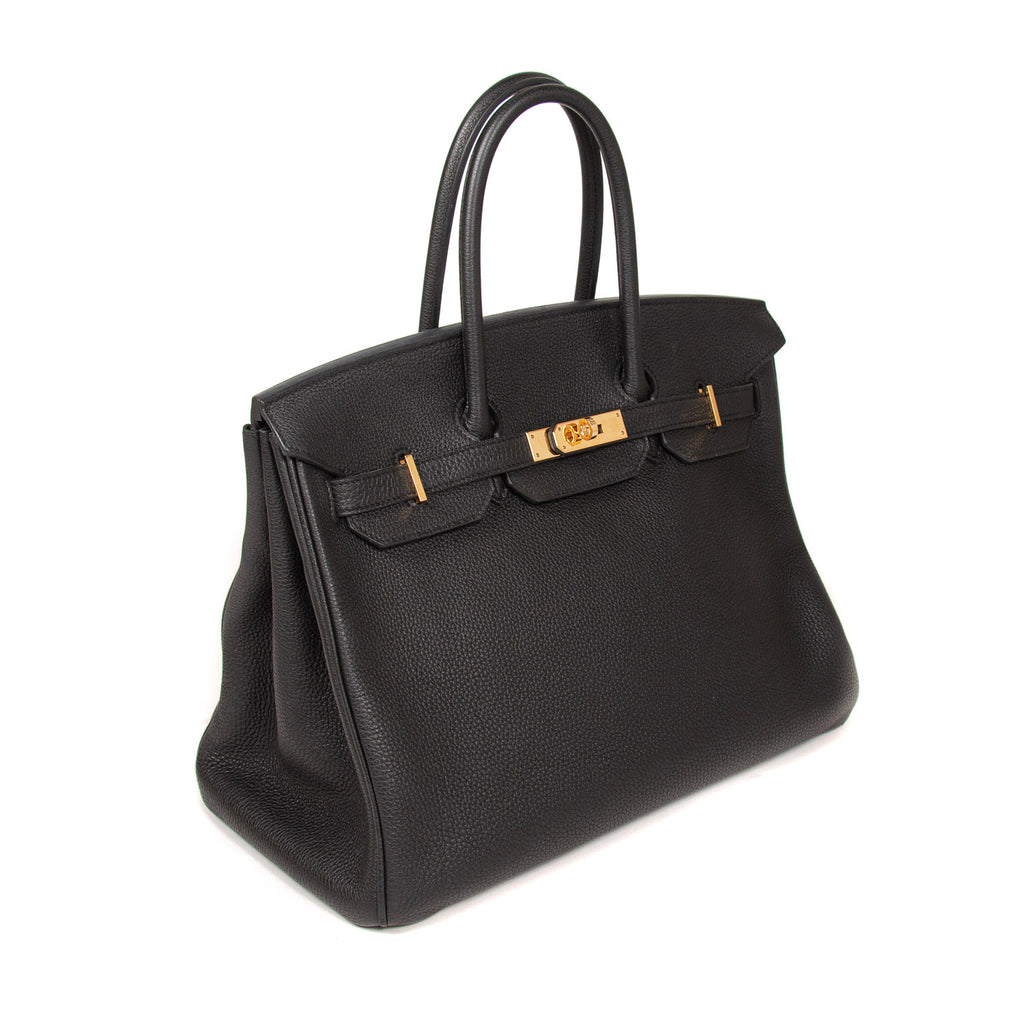 Hermès Birkin 35 Black Togo Leather