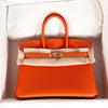 Hermès Birkin 25 Orange Togo Leather