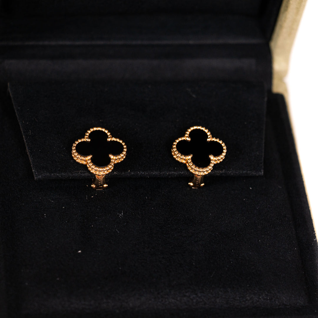 Van Cleef & Arpels Vintage Alhambra Earrings - revogue