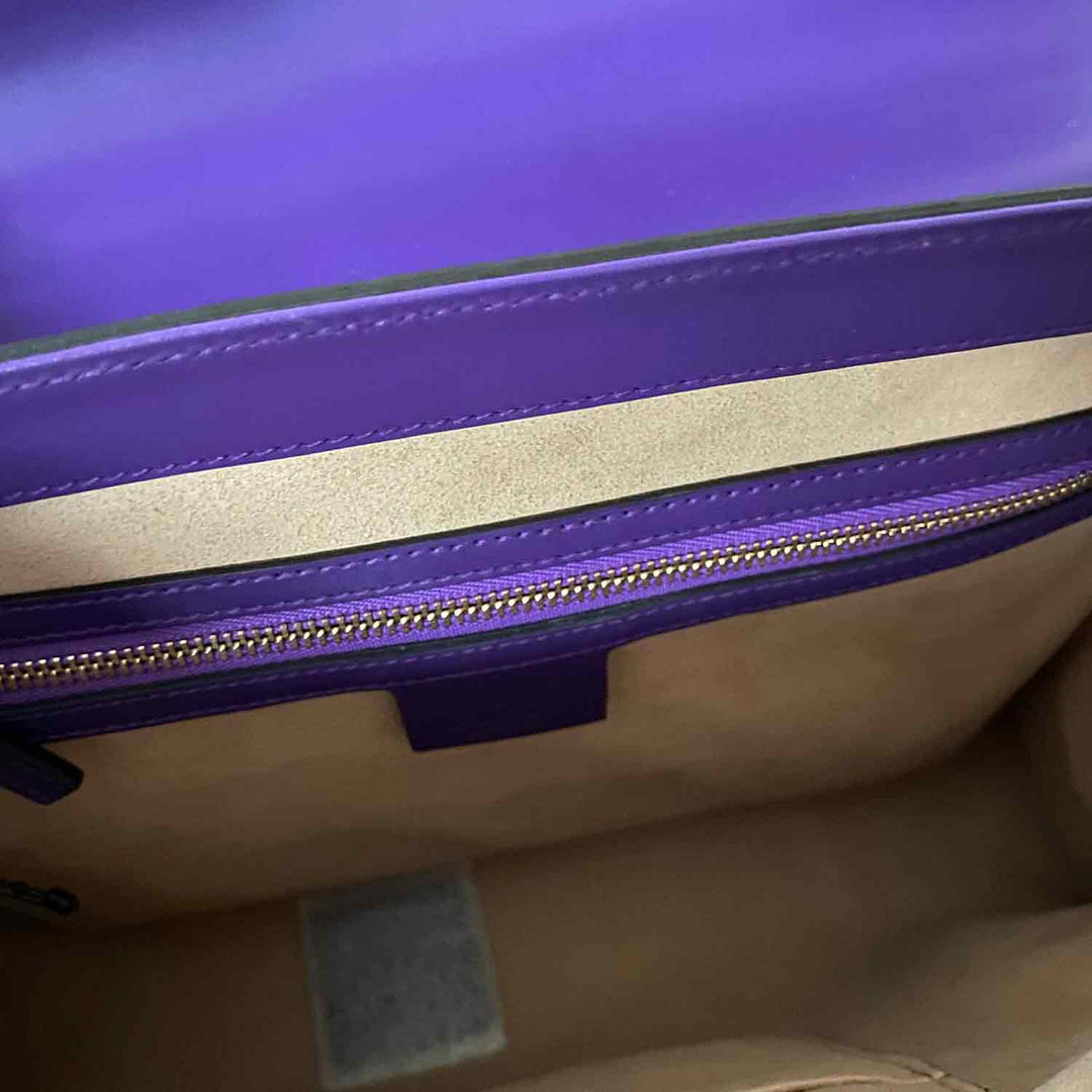 Gucci GG Signature Medium Padlock Top Handle Bag - revogue