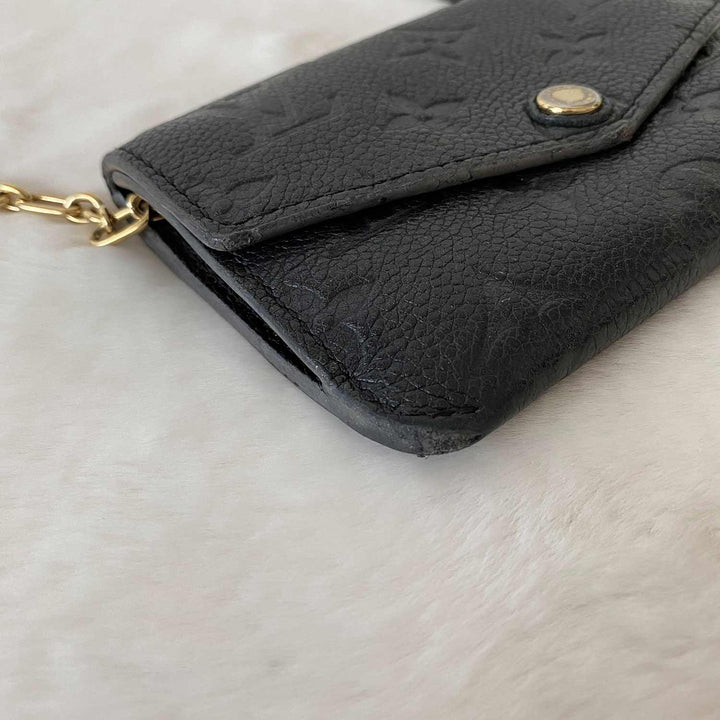Louis Vuitton Monogram Empreinte Key Pouch - revogue
