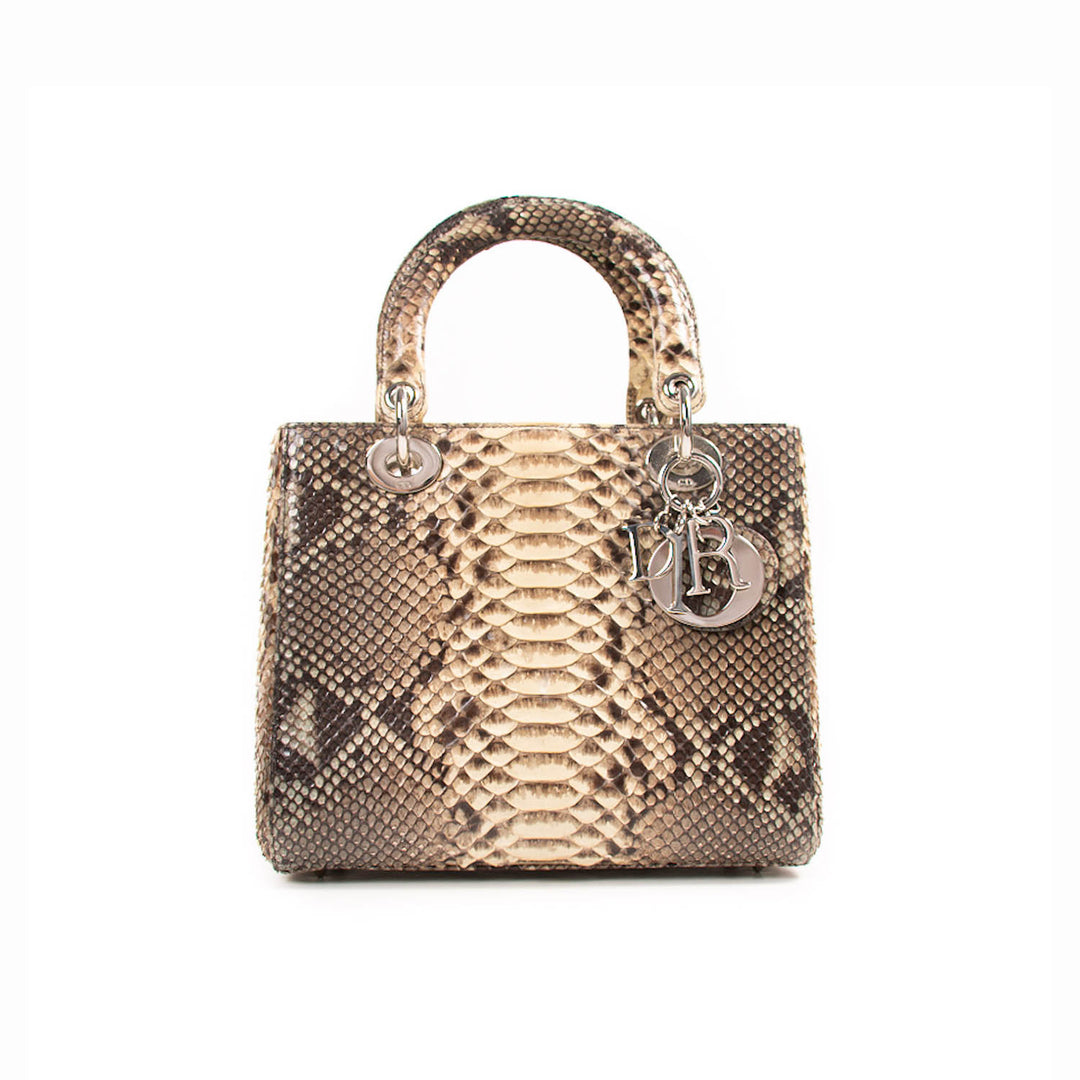 Christian Dior Python Medium Lady Dior Bags Dior - Shop authentic new pre-owned designer brands online at Re-Vogue