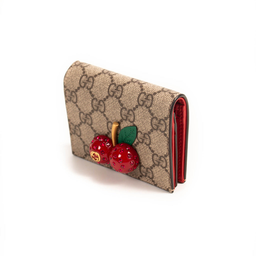 Gucci Cherry Card Case Accessories Gucci - Shop authentic new pre-owned designer brands online at Re-Vogue