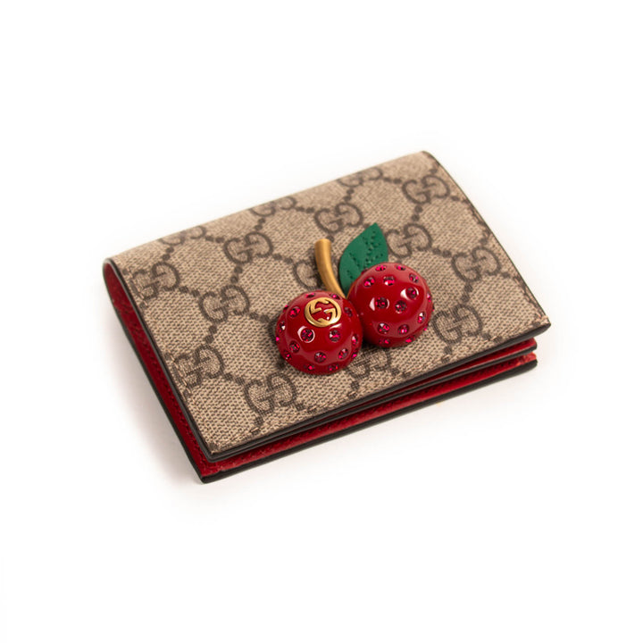 Gucci Cherry Card Case Accessories Gucci - Shop authentic new pre-owned designer brands online at Re-Vogue