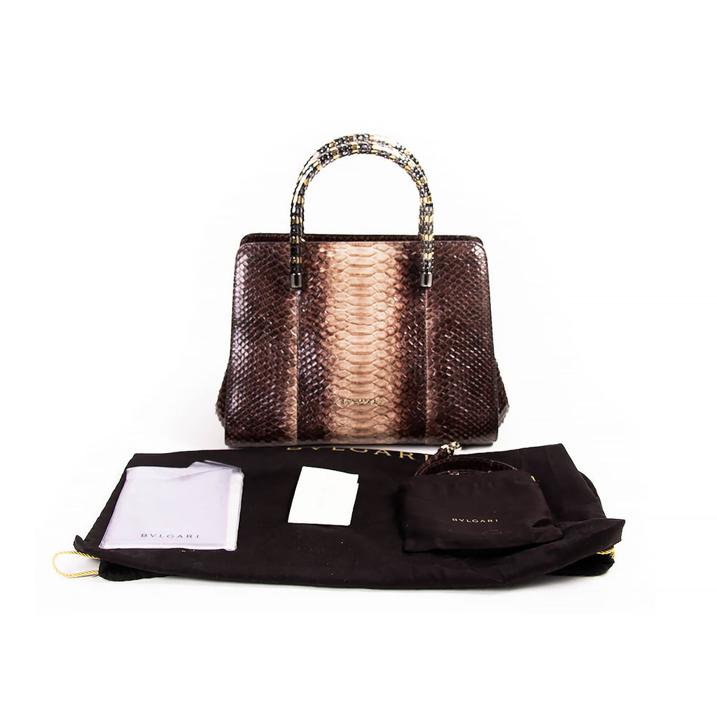 Bvlgari Serpenti Scaglie Shopping Bag Bags Bvlgari - Shop authentic new pre-owned designer brands online at Re-Vogue