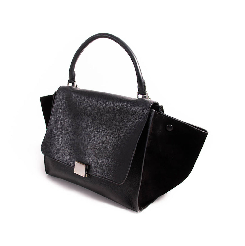 Celine Black Medium Trapeze Bag Bags Celine - Shop authentic new pre-owned designer brands online at Re-Vogue