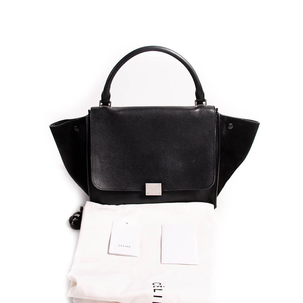 Celine Black Medium Trapeze Bag Bags Celine - Shop authentic new pre-owned designer brands online at Re-Vogue