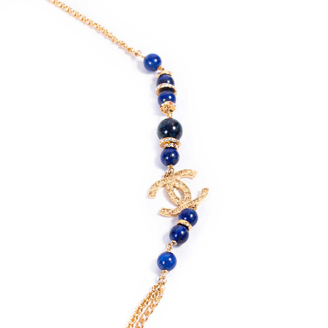 Chanel Pearl Crystal Long Necklace Accessories Chanel - Shop authentic new pre-owned designer brands online at Re-Vogue