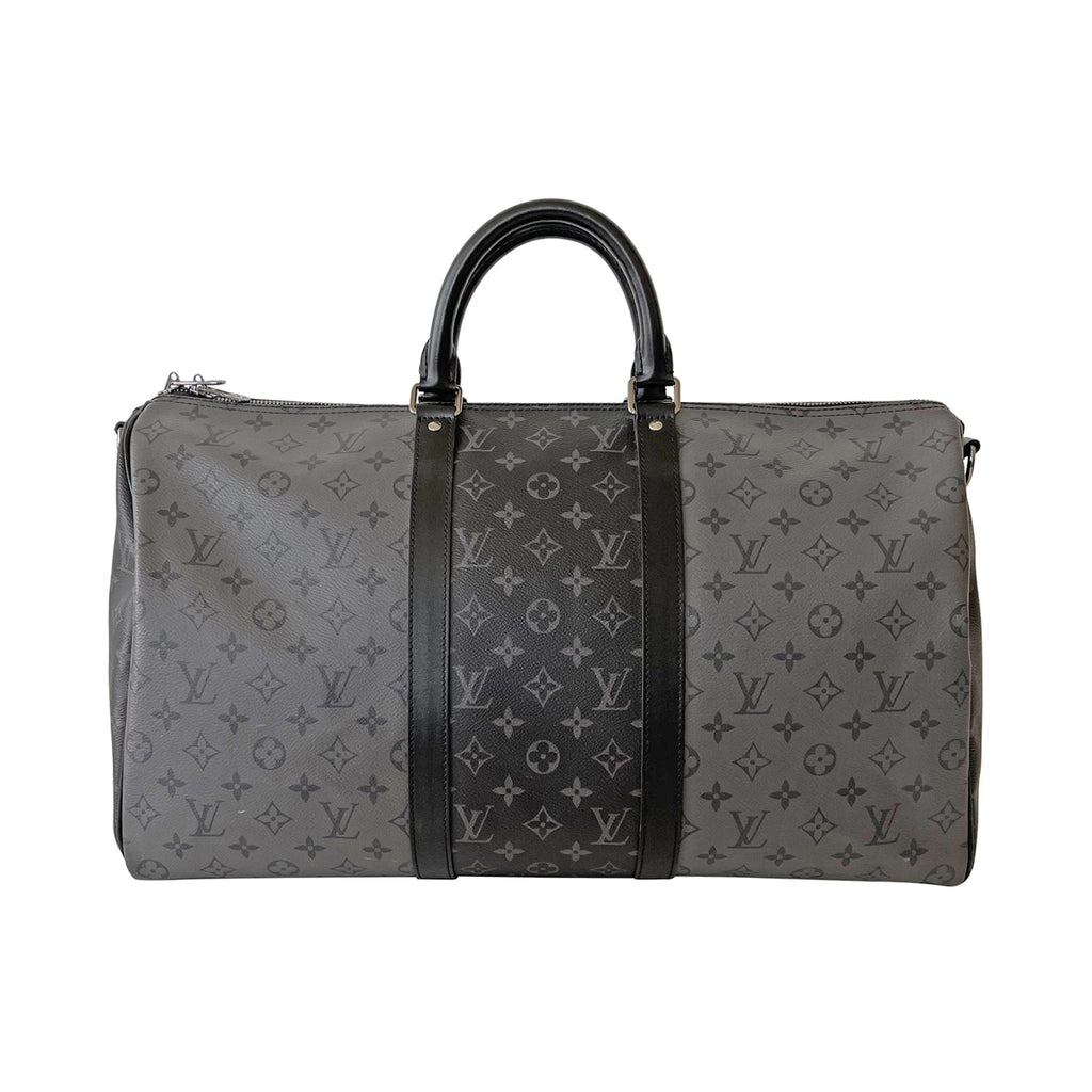 Louis Vuitton Keepall Bandoulière Monogram Eclipse Reverse 50