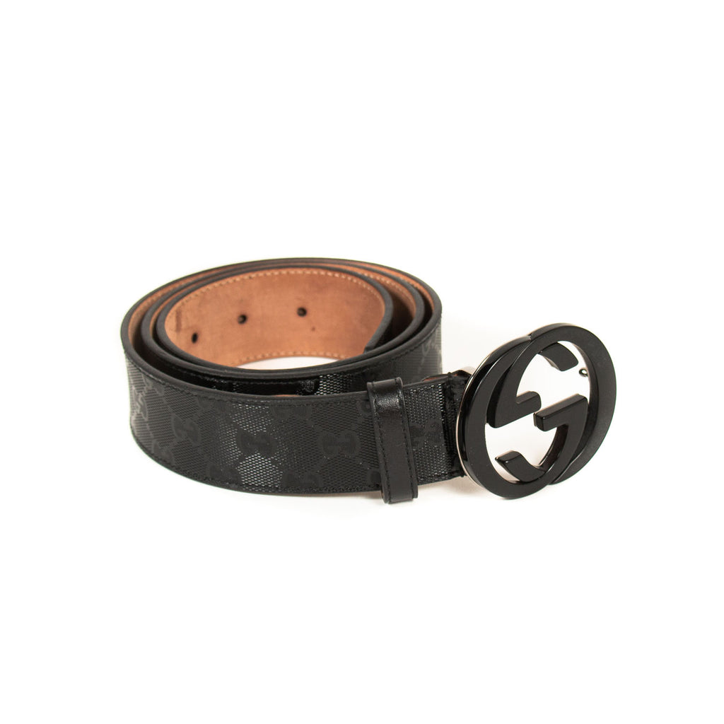 Gucci GG Interlocking Leather Belt Accessories Gucci - Shop authentic new pre-owned designer brands online at Re-Vogue