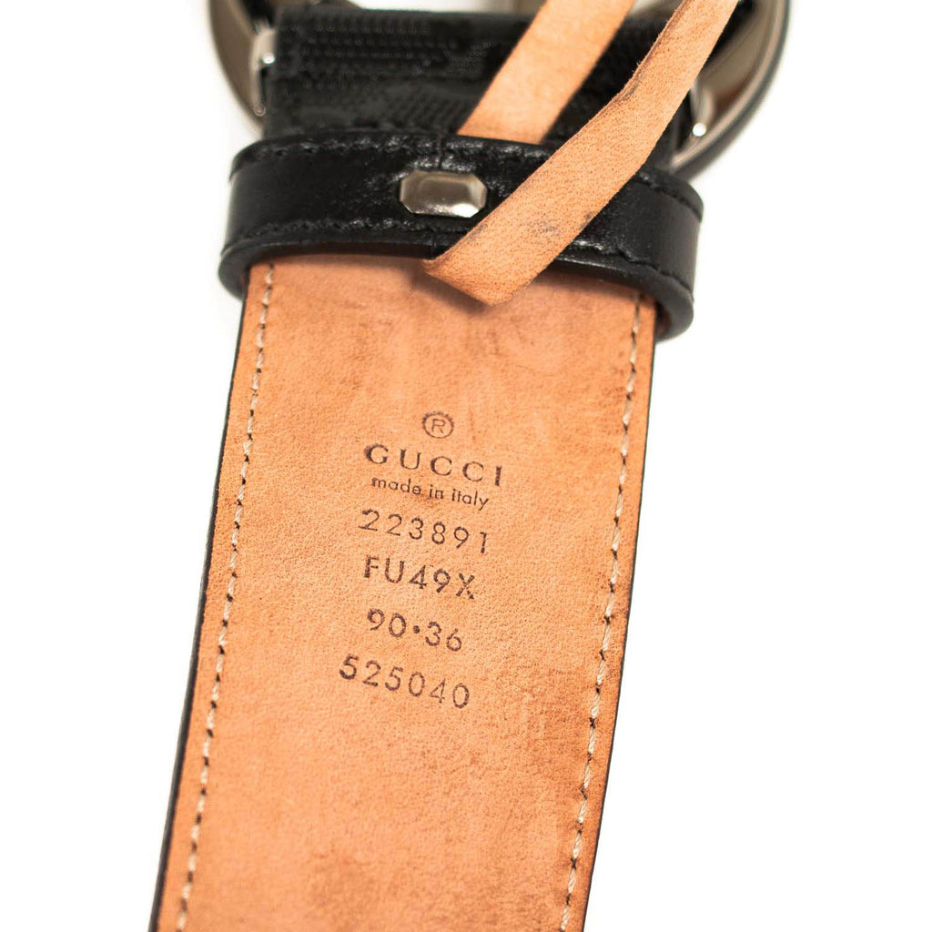 Gucci GG Interlocking Leather Belt Accessories Gucci - Shop authentic new pre-owned designer brands online at Re-Vogue