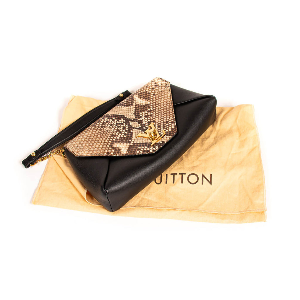 Louis Vuitton LockMe Snake Skin Small Shoulder Bag Bags Louis Vuitton - Shop authentic new pre-owned designer brands online at Re-Vogue