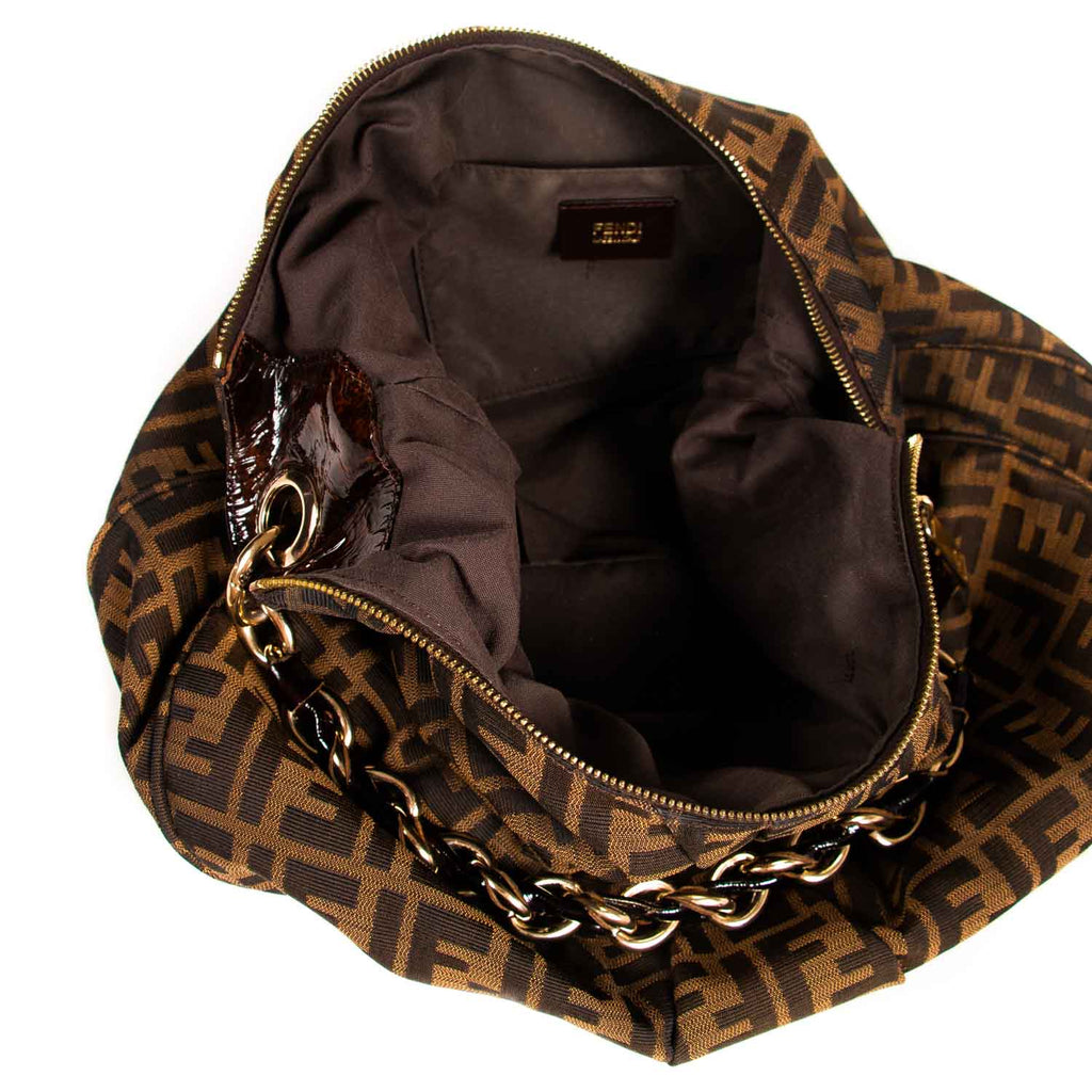 Fendi Zucca Mia Hobo Bag Bags Fendi - Shop authentic new pre-owned designer brands online at Re-Vogue