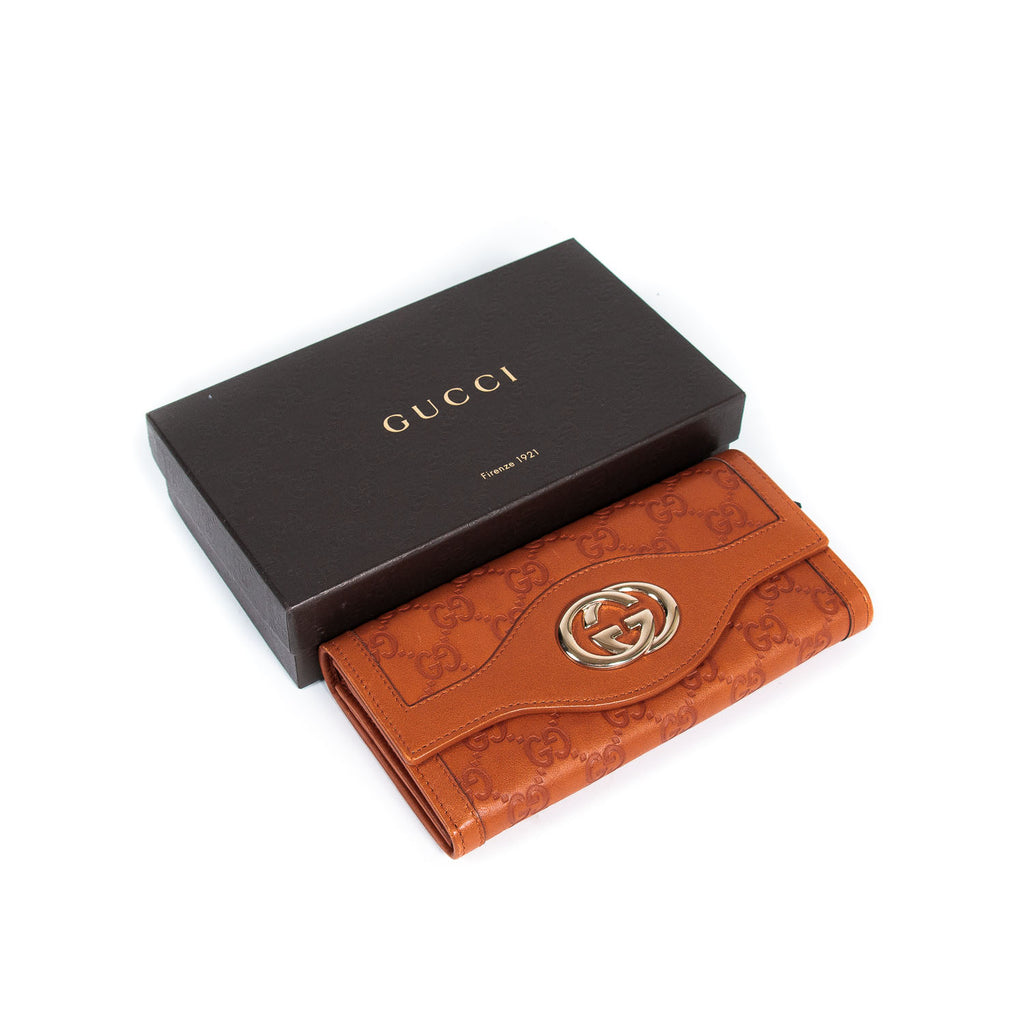 Gucci Guccissima Continental Wallet Bags Gucci - Shop authentic new pre-owned designer brands online at Re-Vogue