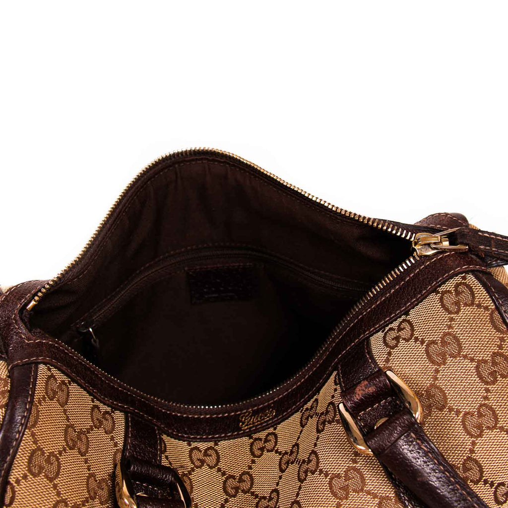 Gucci GG Canvas Boston Bag Bags Gucci - Shop authentic new pre-owned designer brands online at Re-Vogue