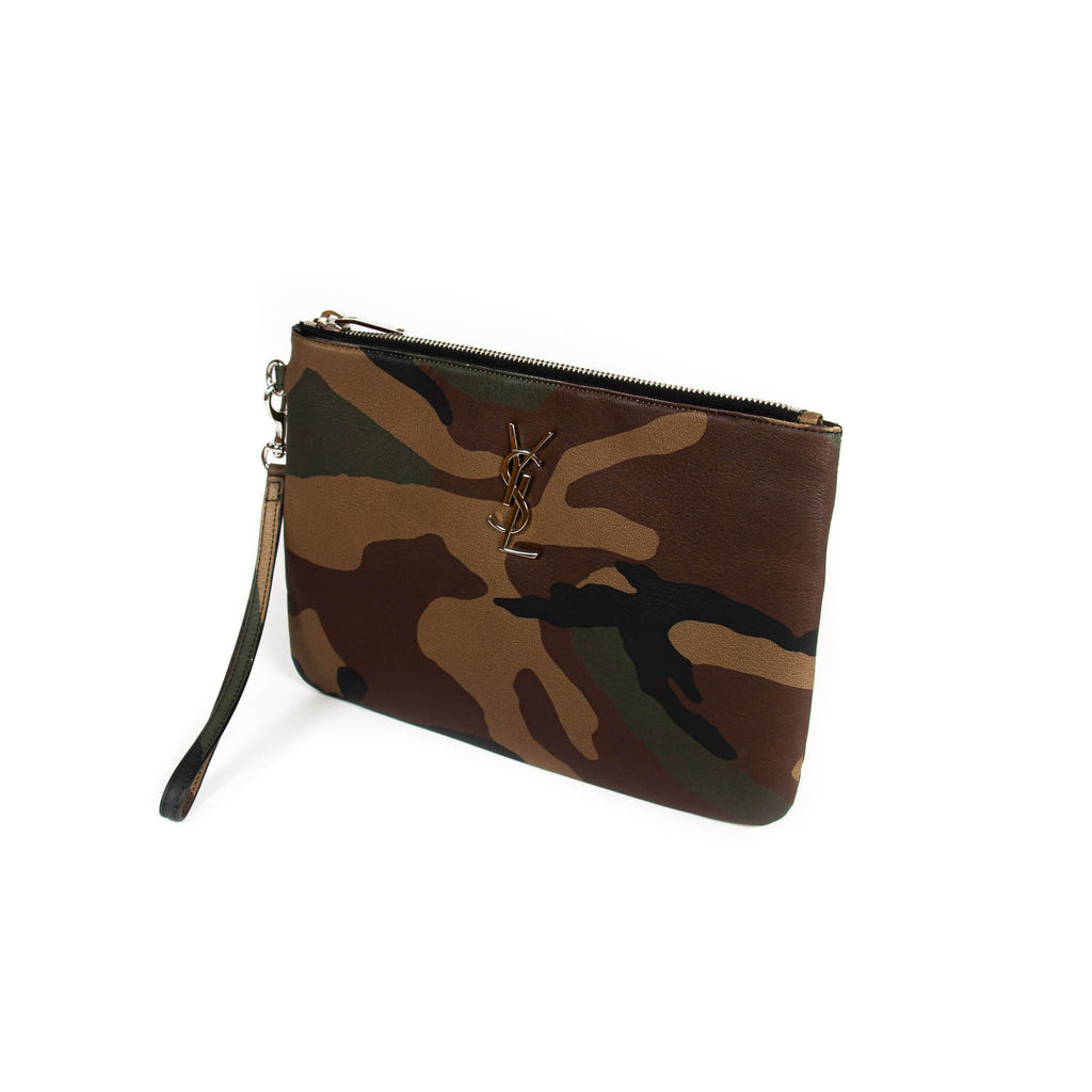 Saint Laurent Camouflage Pouch