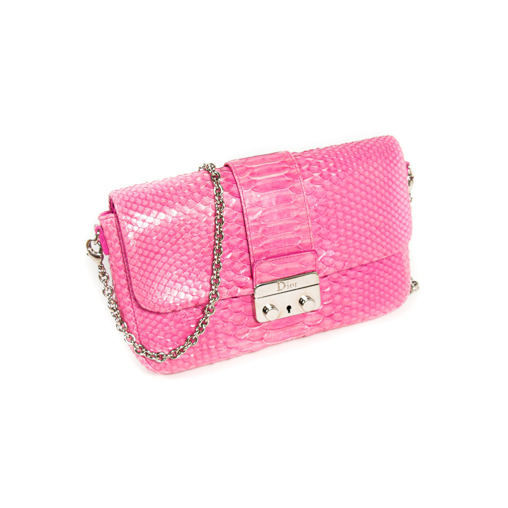 Christian Dior Miss Dior Python Flap Bag