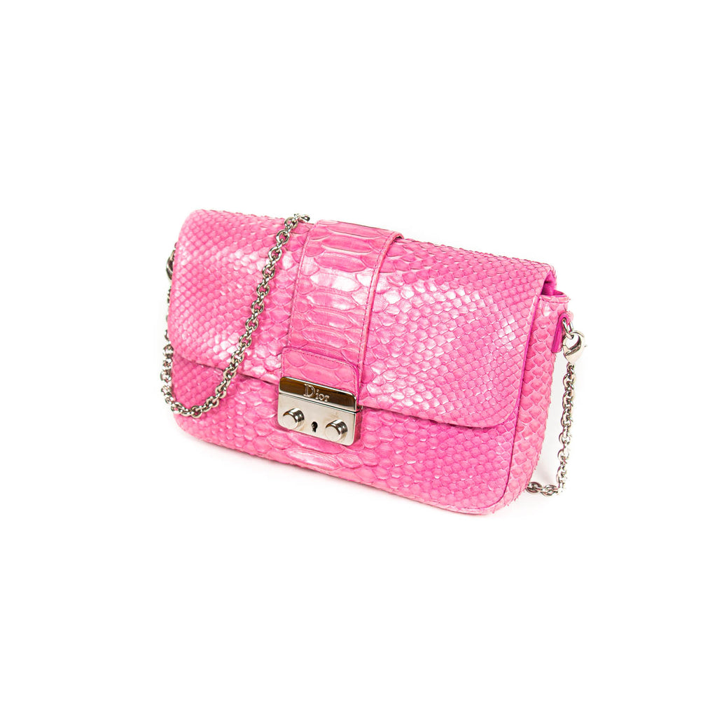 Christian Dior Miss Dior Python Flap Bag