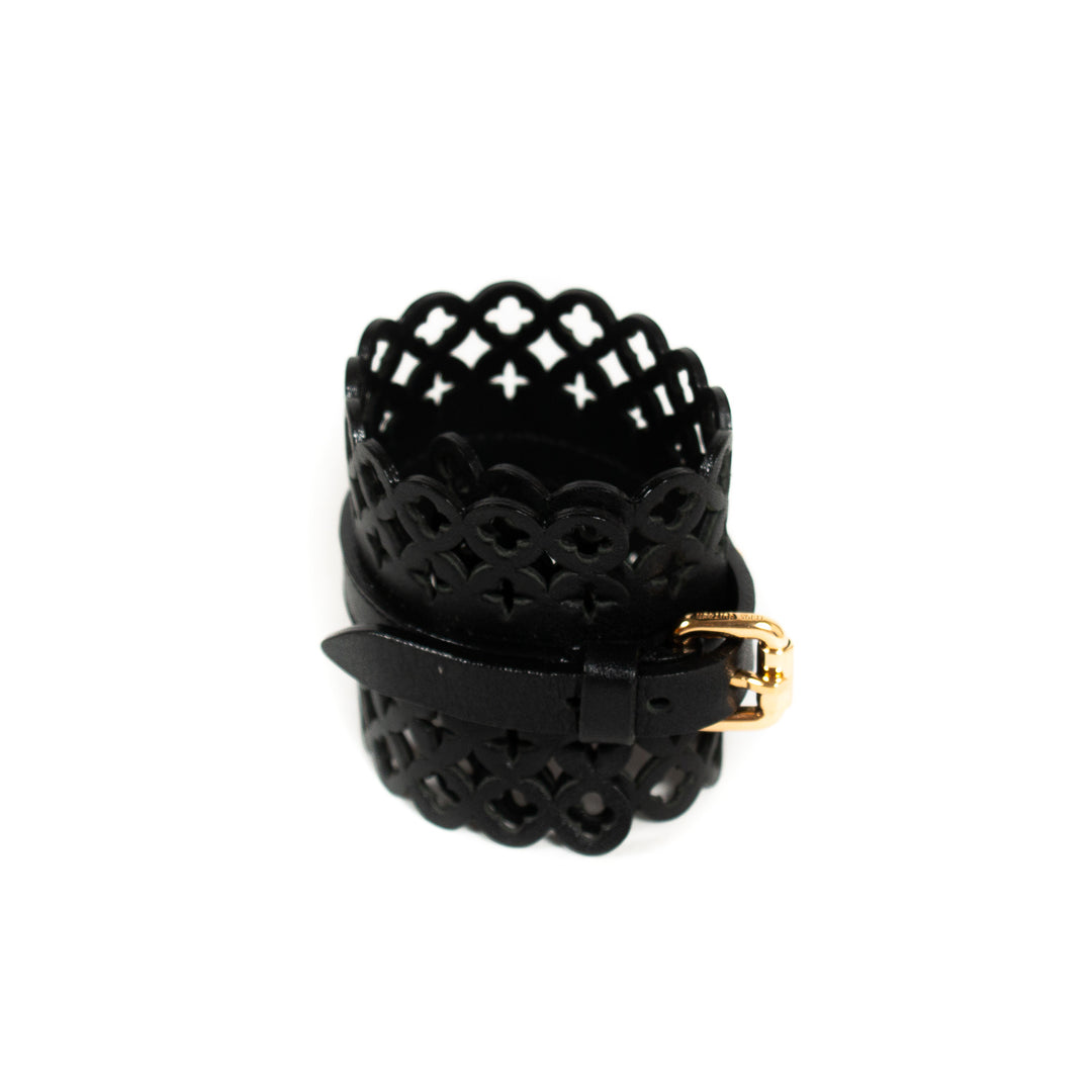 Louis Vuitton Leather Wrap Bracelet