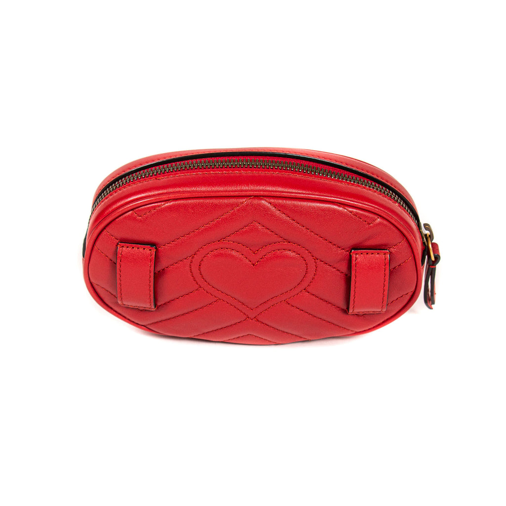 Gucci Marmont Matelassé Leather Belt Bag