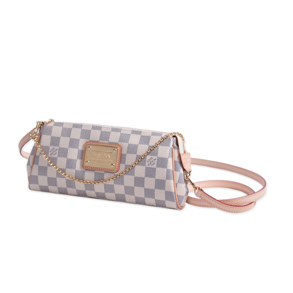 Louis Vuitton Damier Azur Eva Clutch Bags Louis Vuitton - Shop authentic new pre-owned designer brands online at Re-Vogue