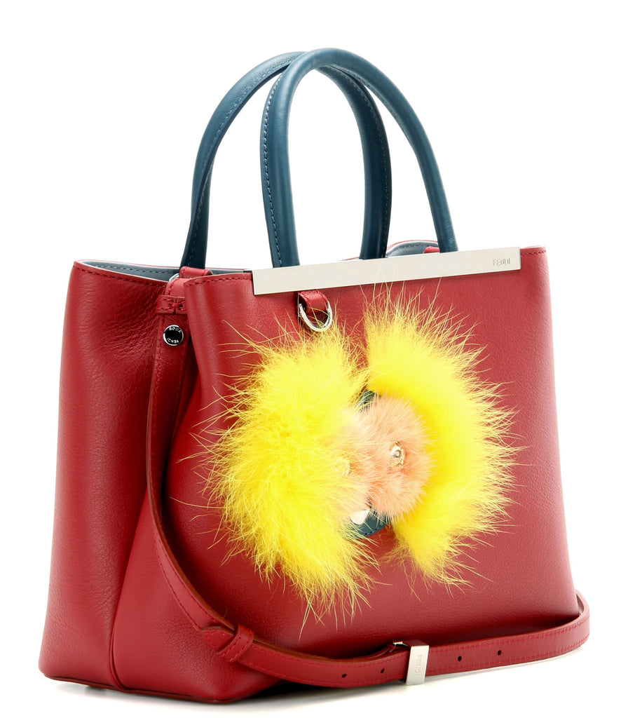 Fendi 2Jours Petite Embellished Leather Tote Bags Fendi - Shop authentic new pre-owned designer brands online at Re-Vogue