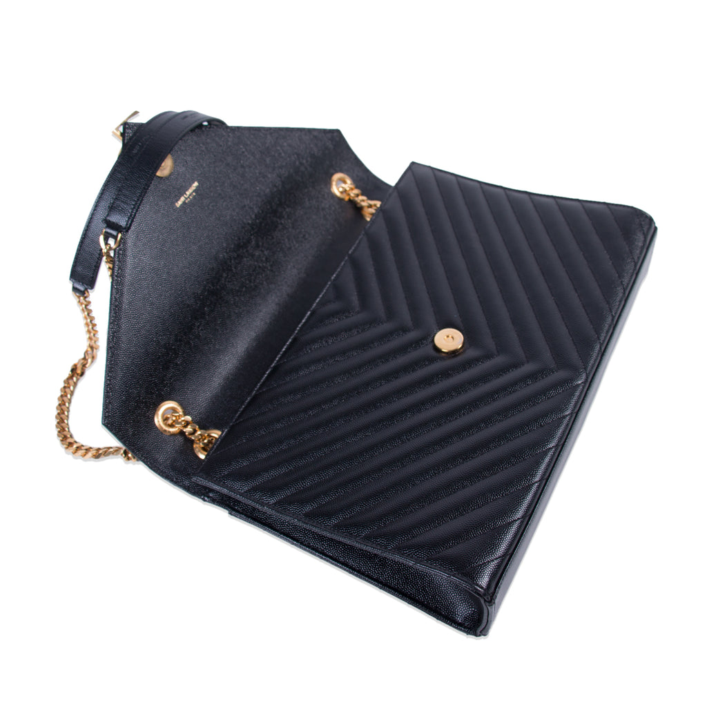 Saint Laurent Monogram Envelope Large Bag Bags Yves Saint Laurent - Shop authentic new pre-owned designer brands online at Re-Vogue