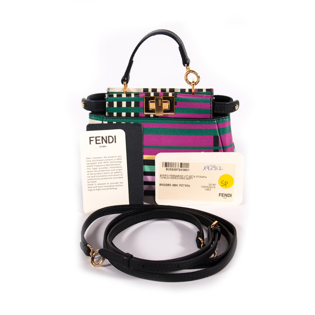 Fendi Micro Peekaboo Bag Bags Fendi - Shop authentic new pre-owned designer brands online at Re-Vogue