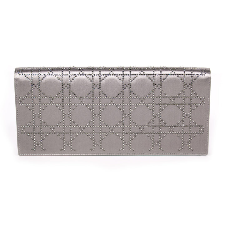 Christian Dior Cannage Satin Clutch Bags Dior - Shop authentic new pre-owned designer brands online at Re-Vogue