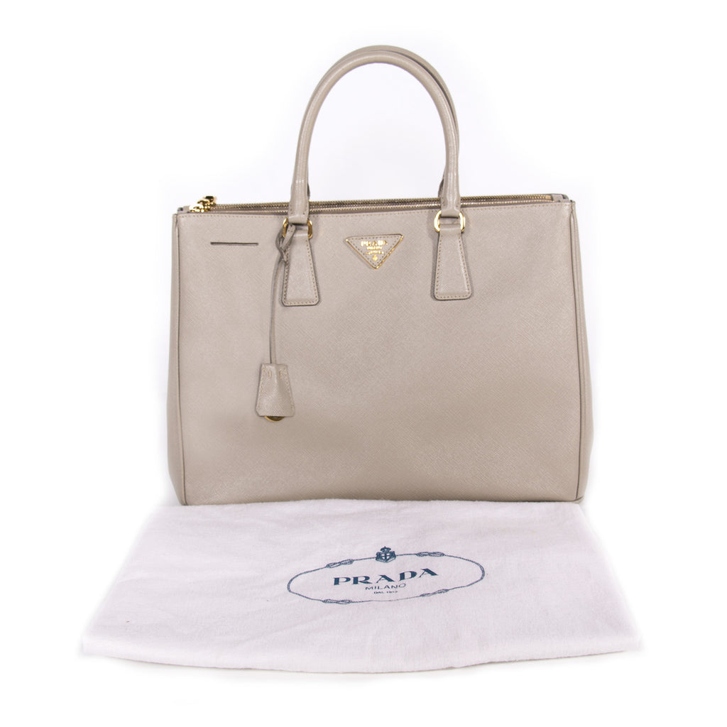 Prada Saffiano Double Zip Tote Bags Prada - Shop authentic new pre-owned designer brands online at Re-Vogue