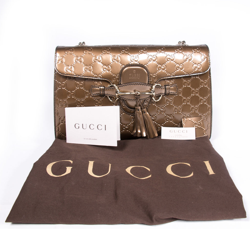 Gucci Emily Guccissima Bag Bags Gucci - Shop authentic new pre-owned designer brands online at Re-Vogue