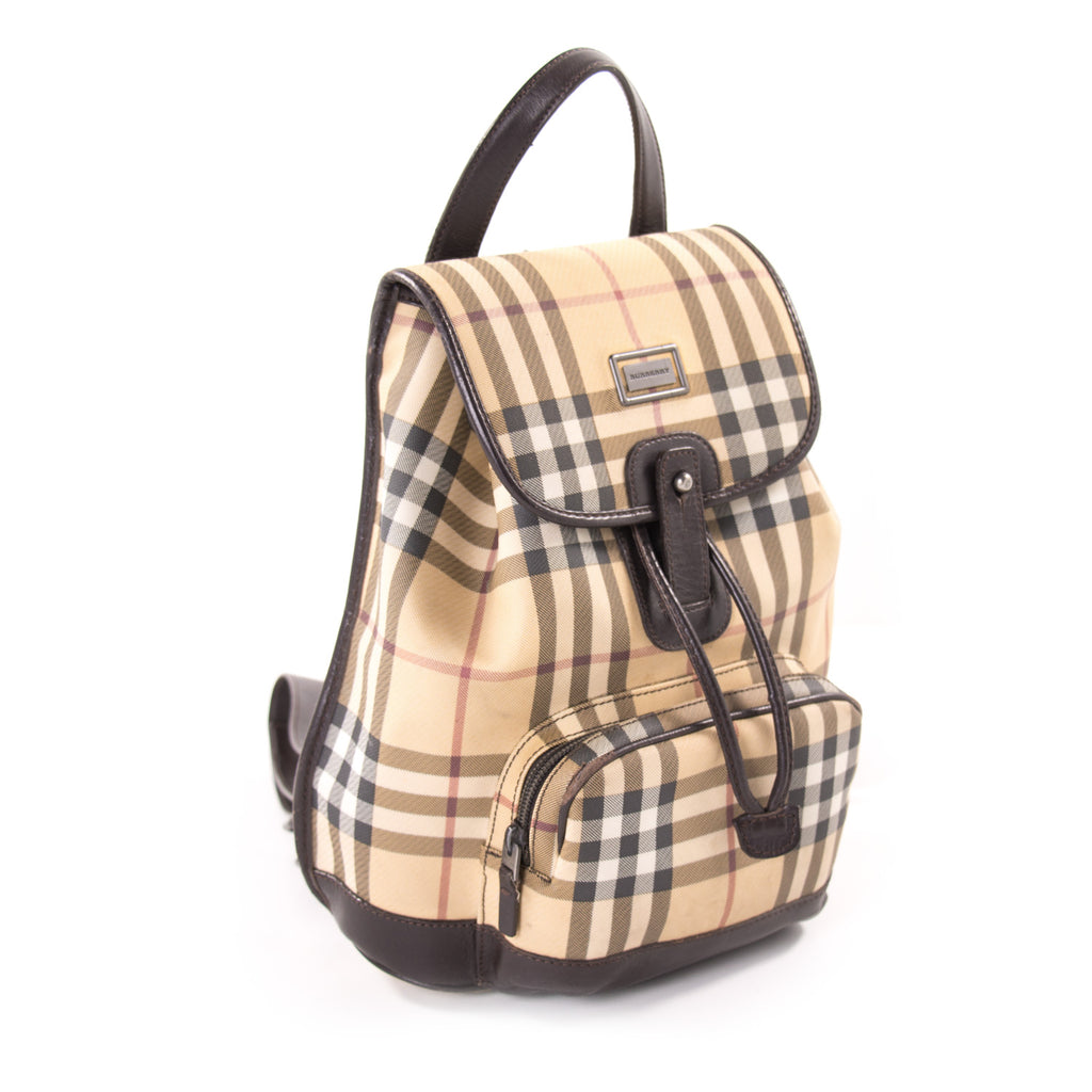 Burberry Small Nova Check Backpack Bags Burberry - Shop authentic new pre-owned designer brands online at Re-Vogue